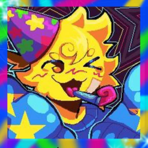 🎉 Стикер «Party noob» для Telegram