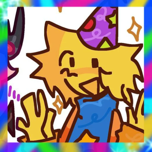 🎉 Стикер «Party noob» для Telegram