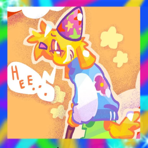 🎉 Стикер «Party noob» для Telegram