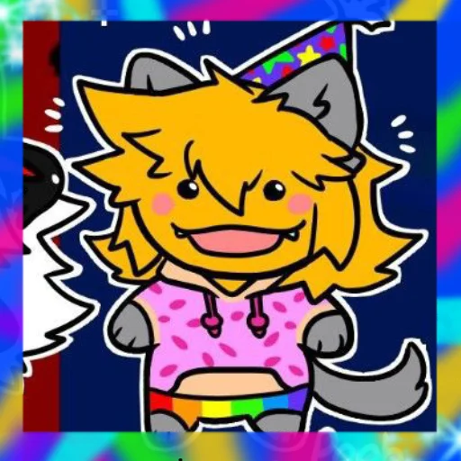 🎉 Стикер «Party noob» для Telegram