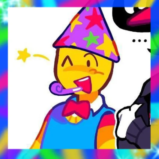 🎉 Стикер «Party noob» для Telegram