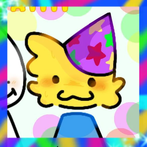 🎉 Стикер «Party noob» для Telegram