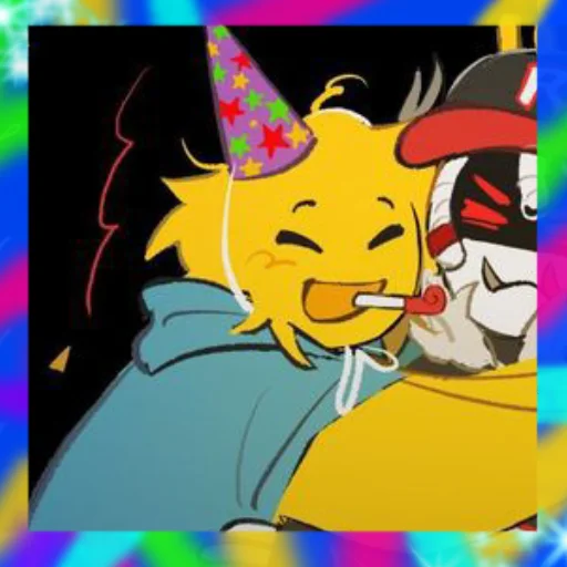 🎉 Стикер «Party noob» для Telegram