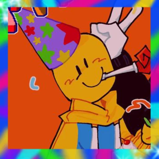 🎉 Стикер «Party noob» для Telegram
