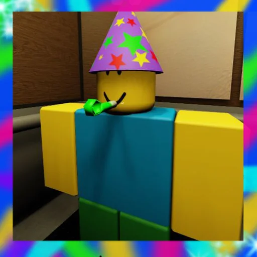 🎉 Стикер «Party noob» для Telegram