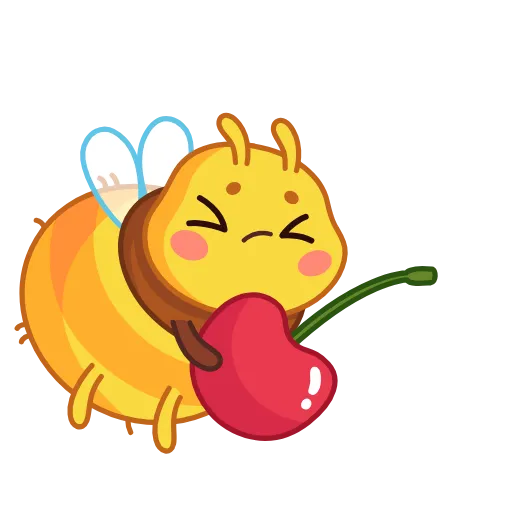 🍒 Стикер «Пчелка» для Telegram
