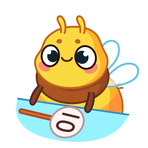 👍 Стикер «Пчелка» для Telegram