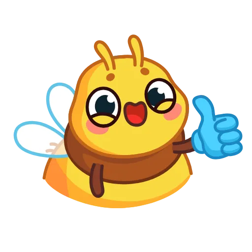 👍 Стикер «Пчелка» для Telegram