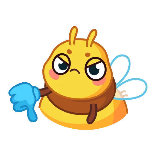 👎 Стикер «Пчелка» для Telegram