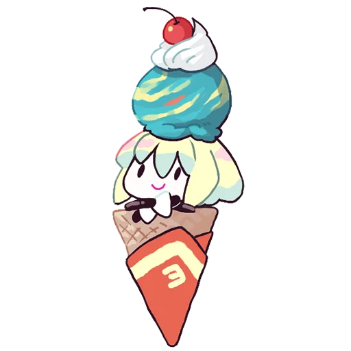 🍦 Стикер «Promare Промар» для Telegram
