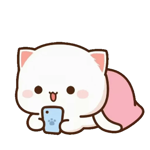 😊 Стикер «Mochi Mochi Peach Cat» для Telegram