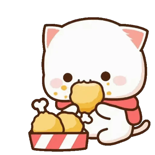😊 Стикер «Mochi Mochi Peach Cat» для Telegram