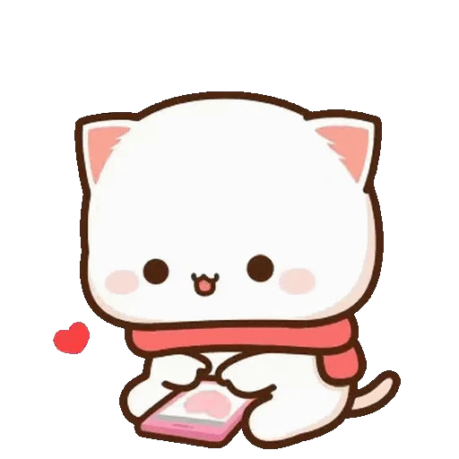 😊 Стикер «Mochi Mochi Peach Cat» для Telegram