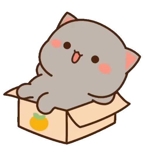 😊 Стикер «Mochi Mochi Peach Cat» для Telegram