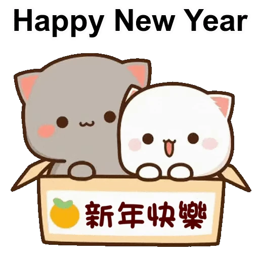 Стикерпак Mochi Mochi Peach Cat для Telegram