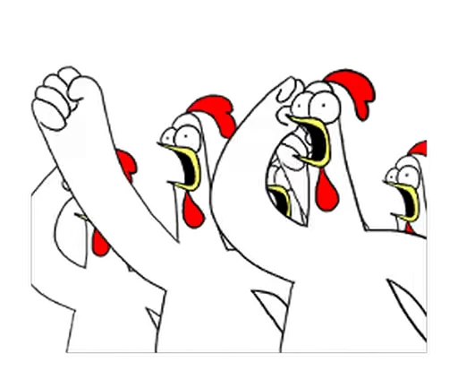 😊 Стикер «Chicken Bro Football» для Telegram