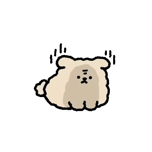 😊 Стикер «Fluffy Puppy» для Telegram