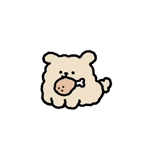 😊 Стикер «Fluffy Puppy» для Telegram