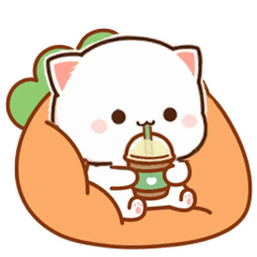 😊 Стикер «Peach Cat» для Telegram