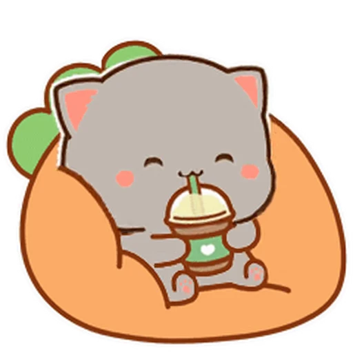 😊 Стикер «Peach Cat» для Telegram