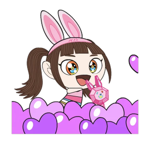 Стикерпак NEWJEANS MURAKAMI для Telegram