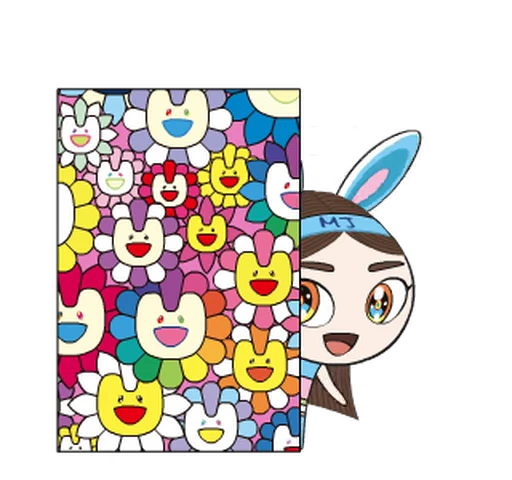 😊 Стикер «NEWJEANS MURAKAMI» для Telegram