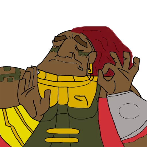 👌 Стикер «When the sticker pack is just right...» для Telegram