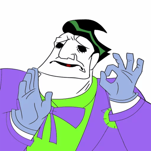 👌 Стикер «When the sticker pack is just right...» для Telegram