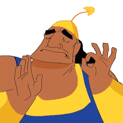 👌 Стикер «When the sticker pack is just right...» для Telegram