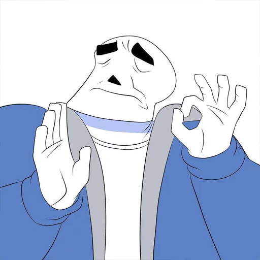 👌 Стикер «When the sticker pack is just right...» для Telegram