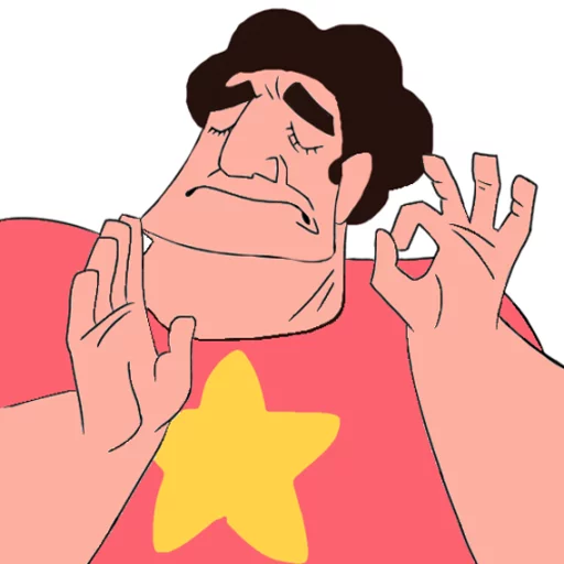 👌 Стикер «When the sticker pack is just right...» для Telegram