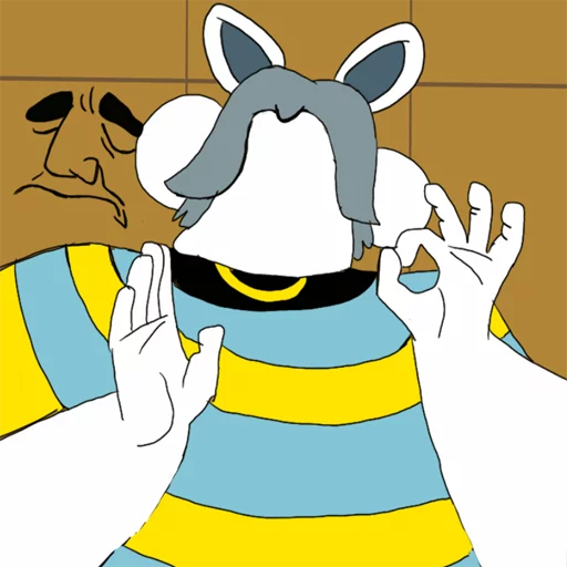 👌 Стикер «When the sticker pack is just right...» для Telegram