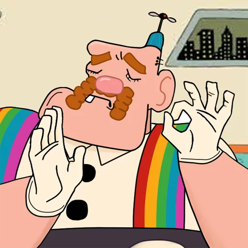👌 Стикер «When the sticker pack is just right...» для Telegram