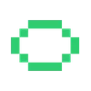 🔠 Эмодзи «Зелёный пиксельный шрифт» для Telegram