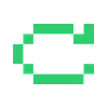 🔠 Эмодзи «Зелёный пиксельный шрифт» для Telegram