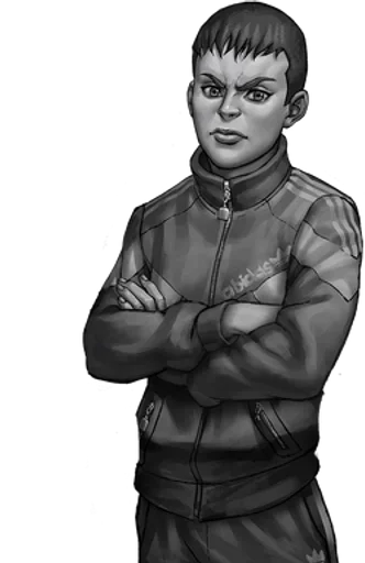 😠 Стикер «Персонажи Tiny Bunny» для Telegram
