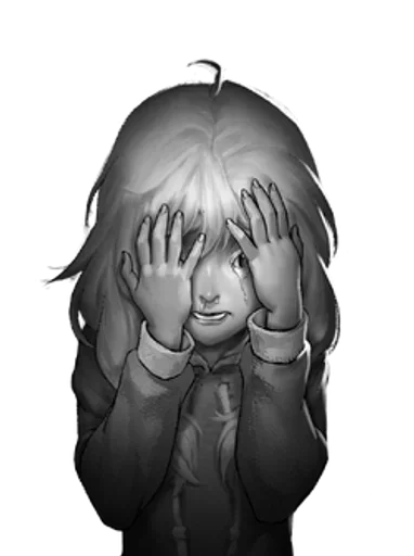 😣 Стикер «Персонажи Tiny Bunny» для Telegram
