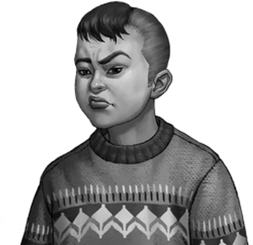 🤨 Стикер «Персонажи Tiny Bunny» для Telegram