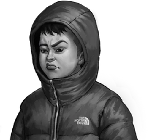 😾 Стикер «Персонажи Tiny Bunny» для Telegram