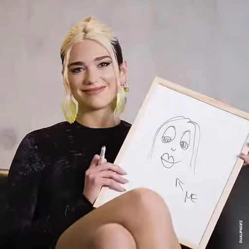 🌱 Стикер «Dua Lipa» для Telegram