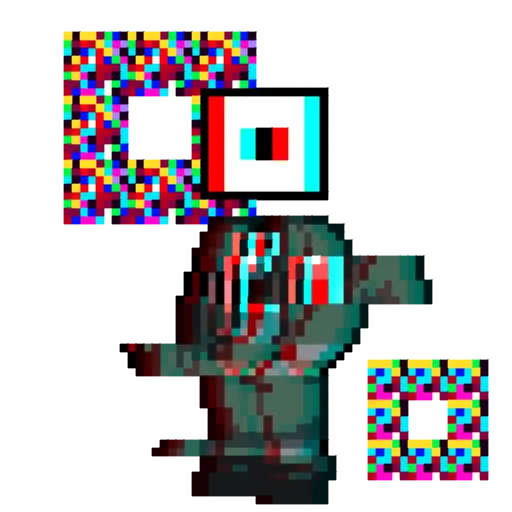 🙂 Стикер «Error Pixel» для Telegram