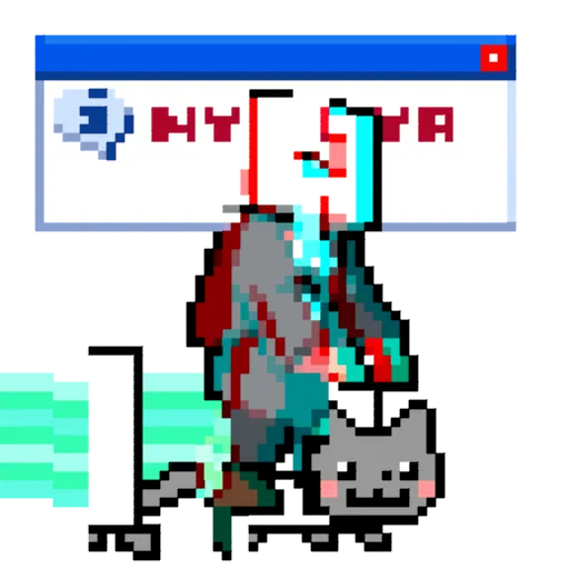 🌈 Стикер «Error Pixel» для Telegram