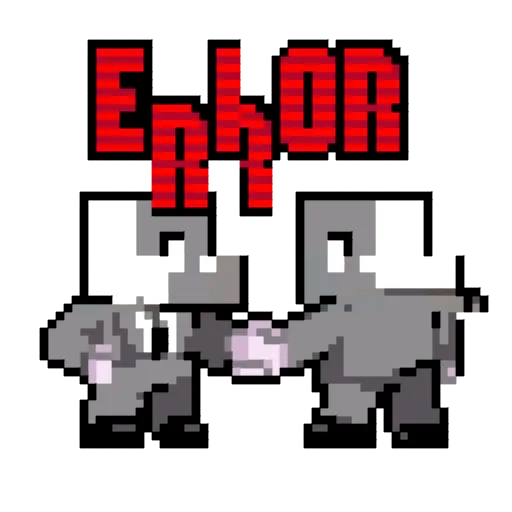 🤝 Стикер «Error Pixel» для Telegram