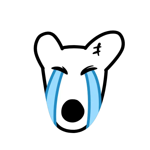 😭 Стикер «Stray Dog DOGS OG» для Telegram
