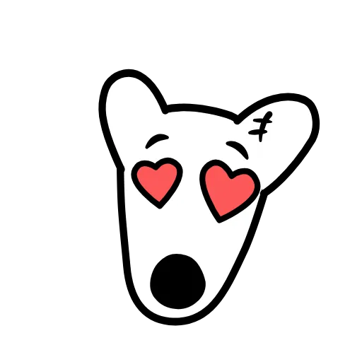 ❤️ Стикер «Stray Dog DOGS OG» для Telegram