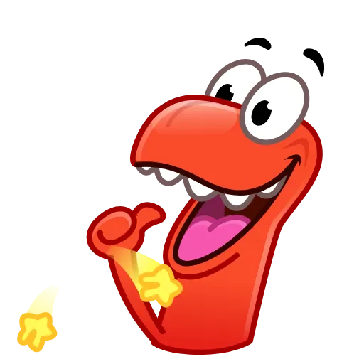 👍 Стикер «Red Rex» для Telegram