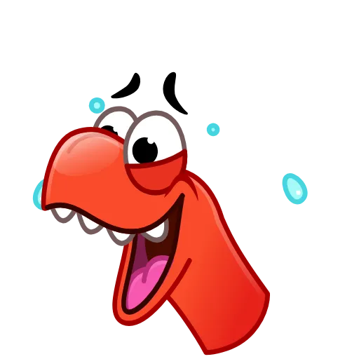 🤣 Стикер «Red Rex» для Telegram