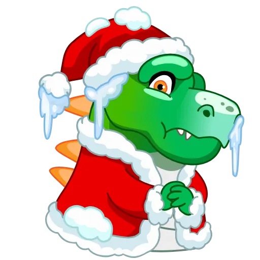 🥶 Стикер «Holiday» для Telegram