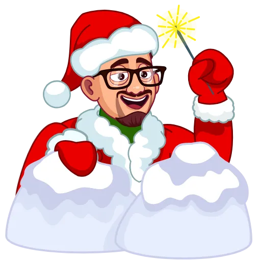 Стикерпак Holiday для Telegram