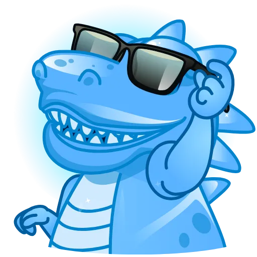 😎 Стикер «Diamond Dragon» для Telegram